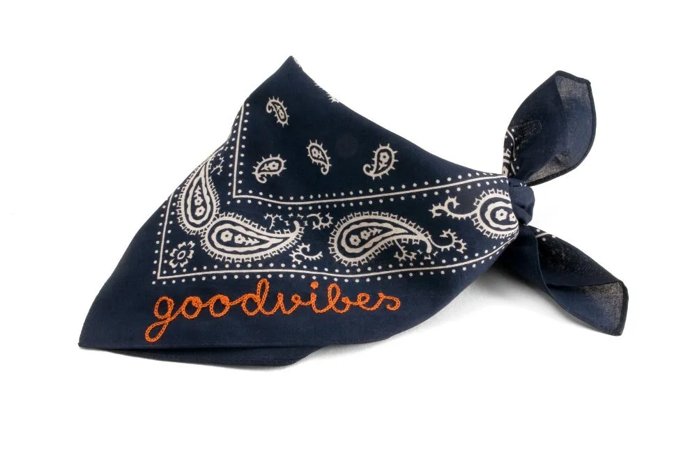 #166 - Custom embroidered bandana