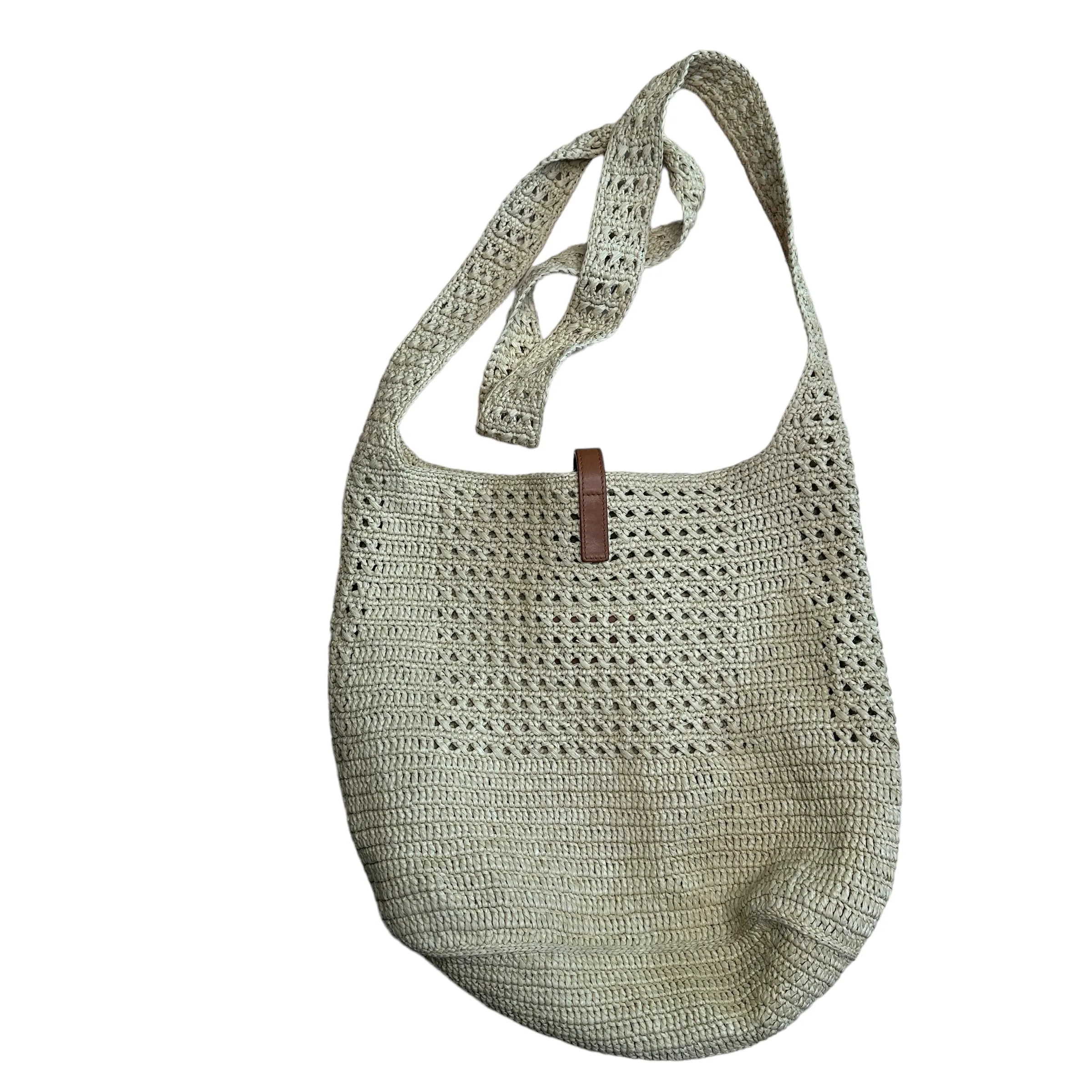 2022 Raffia Logo Bag