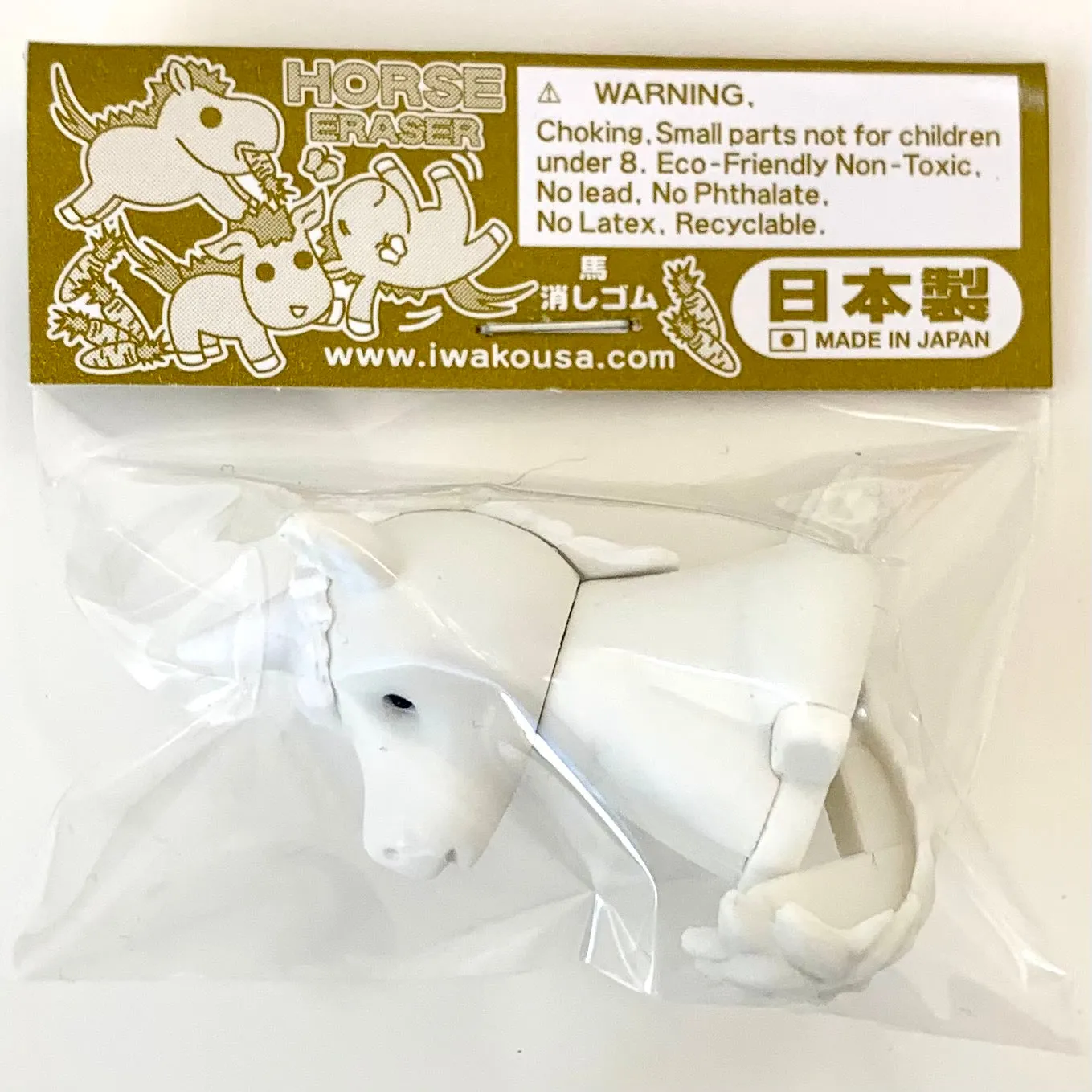 38056 WHITE UNICORN ERASER-60