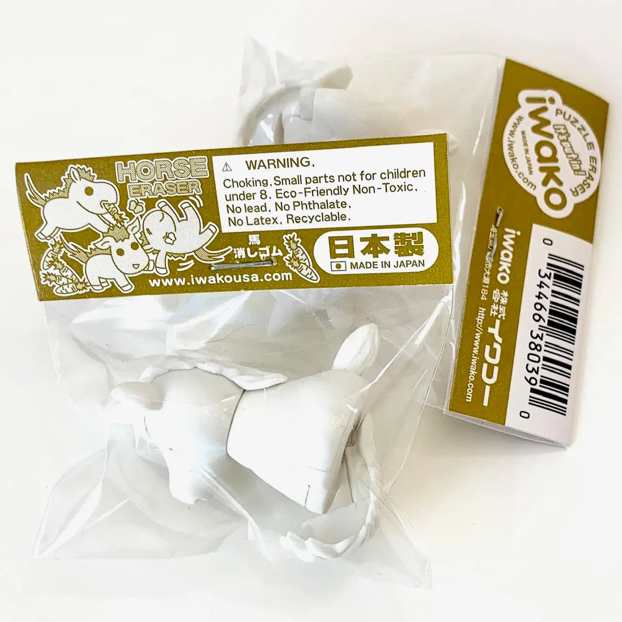 38056 WHITE UNICORN ERASER-60