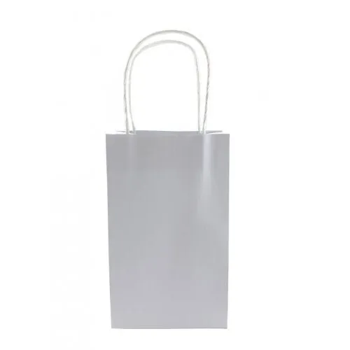 5pk White Paper Party Gift Bags