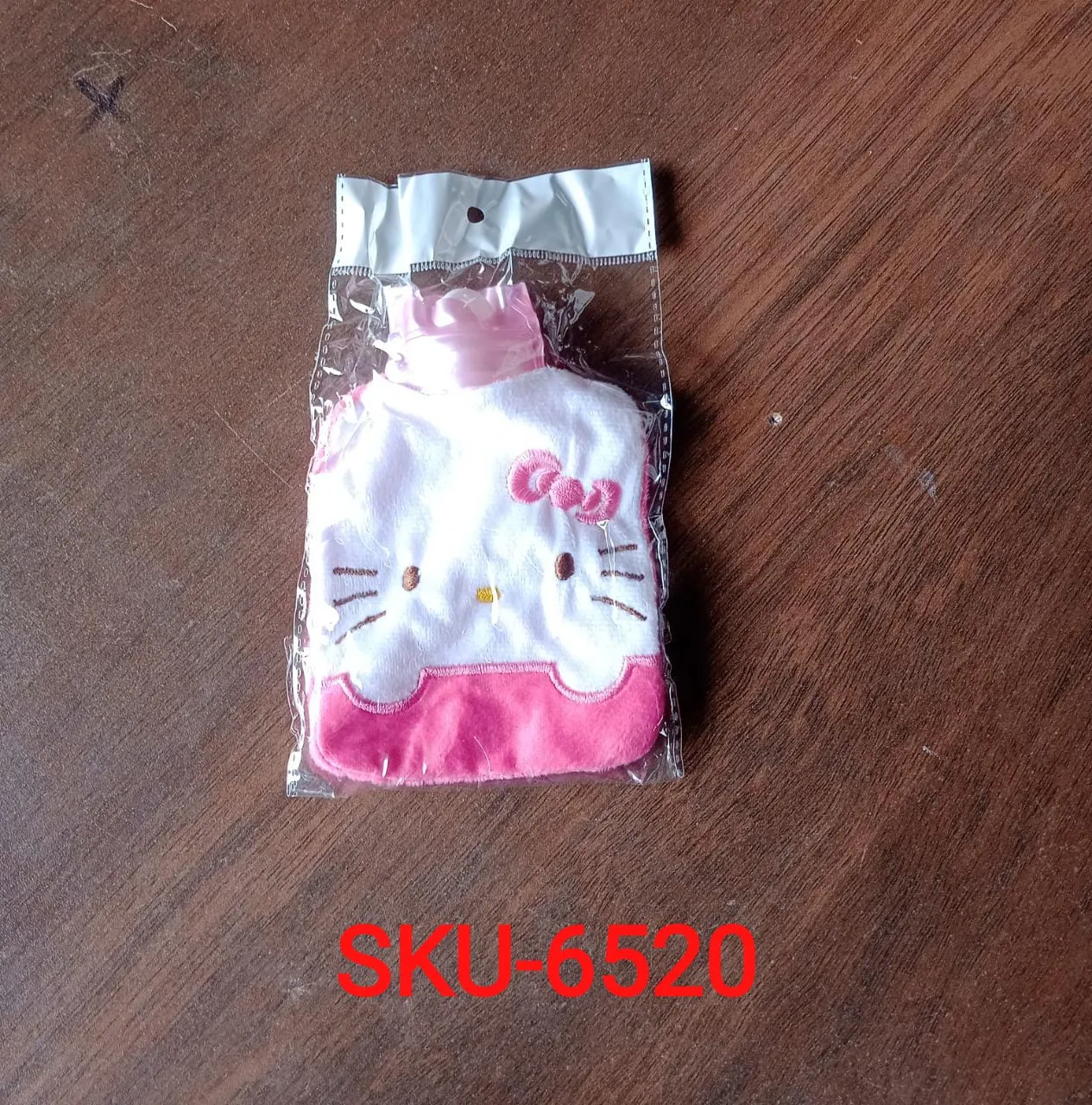 6520 Pink Hello Kitty small Hot Water Bag with Cover for Pain Relief, Neck, Shoulder Pain and Hand, Feet Warmer, Menstrual Cramps.