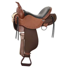 6925-1505-05 High Horse Iron Weed Cordura Trail Saddle 15" Wide Tree