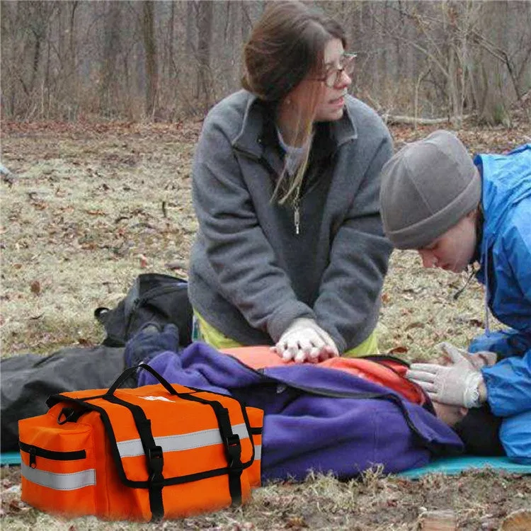 828820 Outdoor Portable Medical Trauma Bag(Orange)