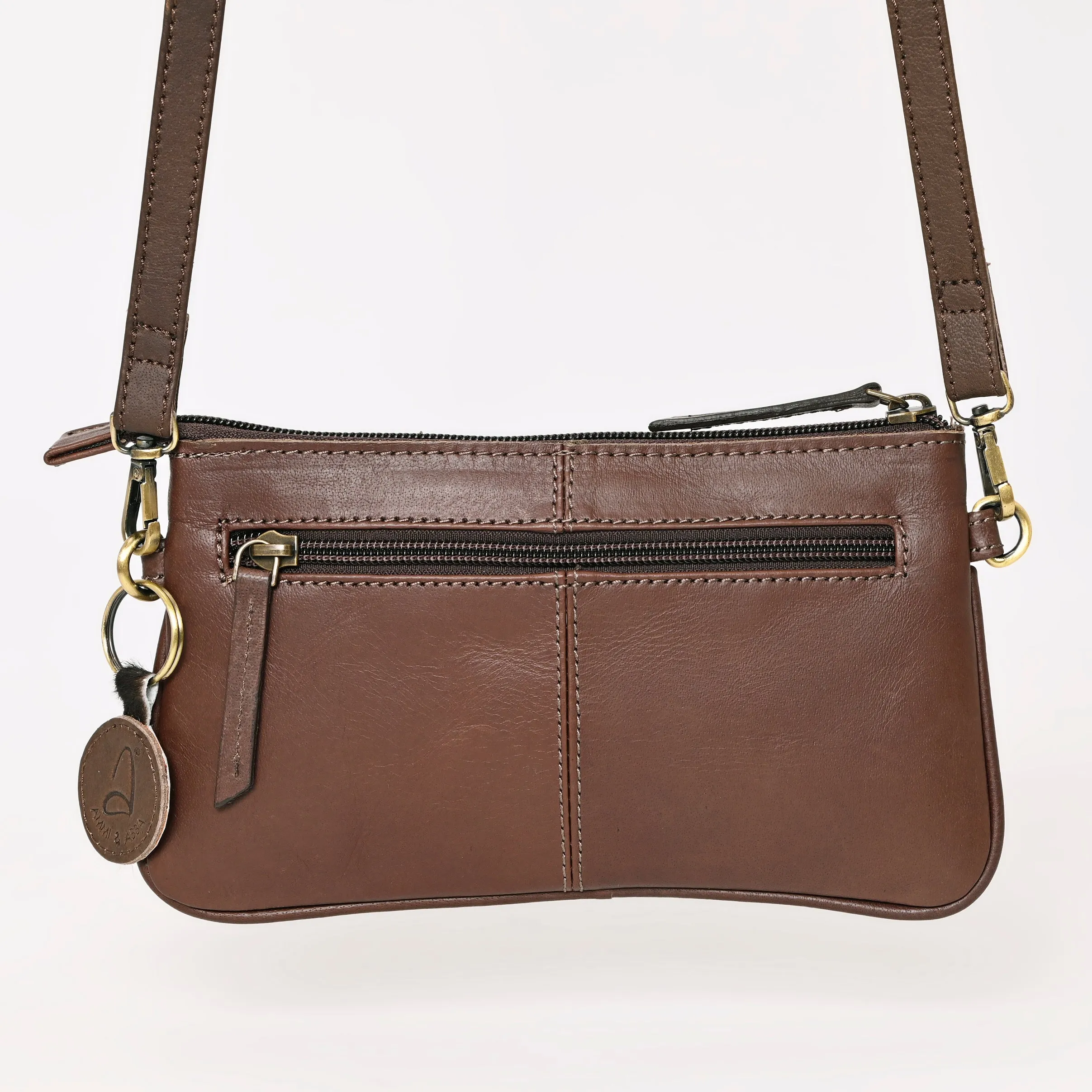 A&A-987  Montana West 100% Genuine Oily Calf Leather  Crossbody