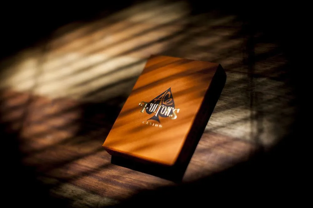 Ace Fulton's Casino Vintage Back (Orange) Playing Cards