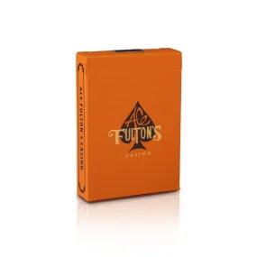 Ace Fulton's Casino Vintage Back (Orange) Playing Cards