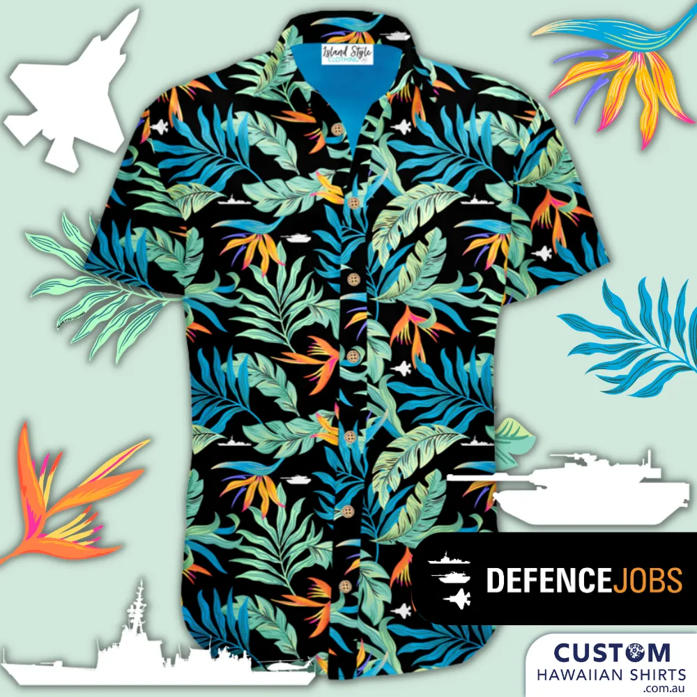 AFD Defense Jobs - Custom Hawaiian Military Shirts