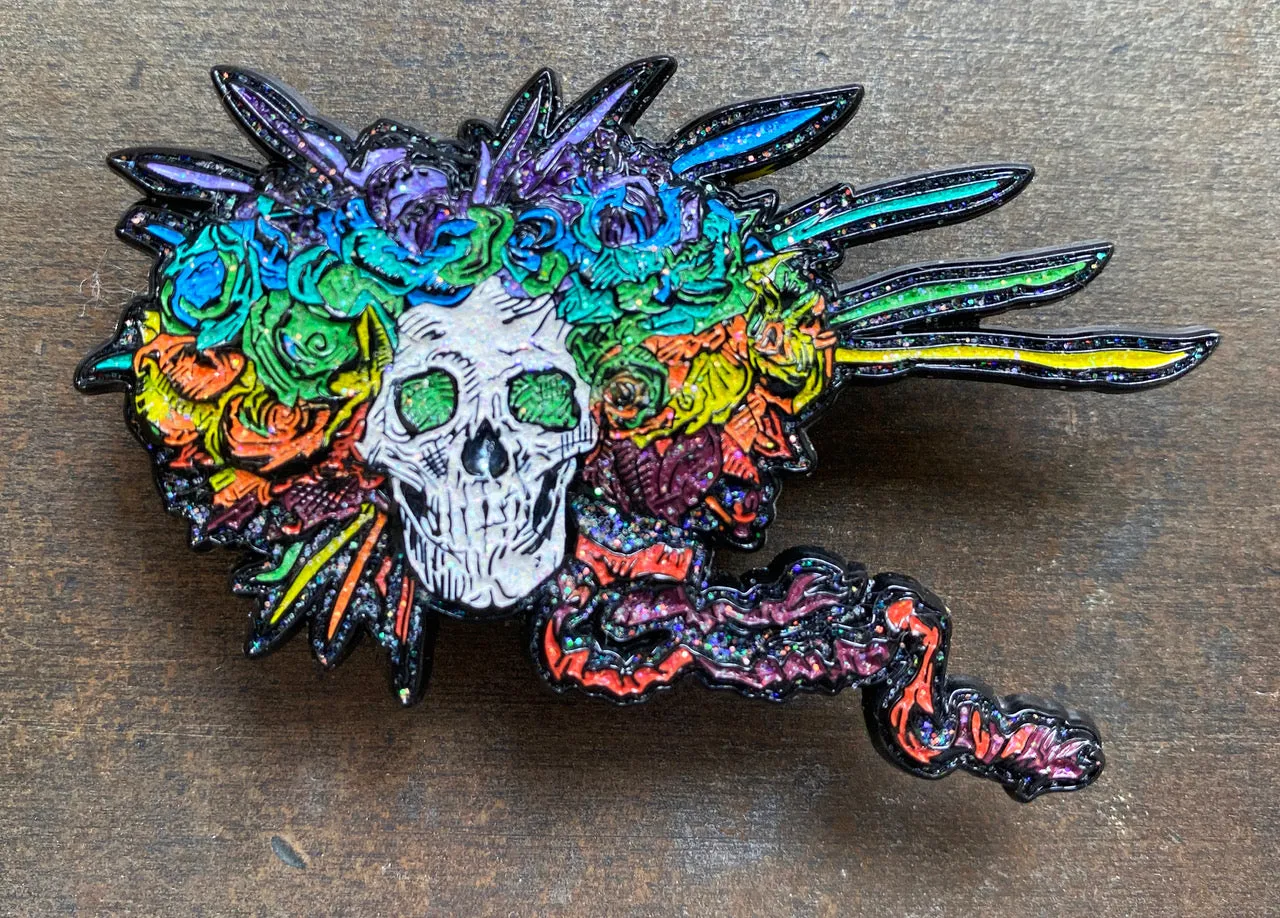 AJ Masthay "Bertha - Rainbow Galaxy" 3D Enamel Pin