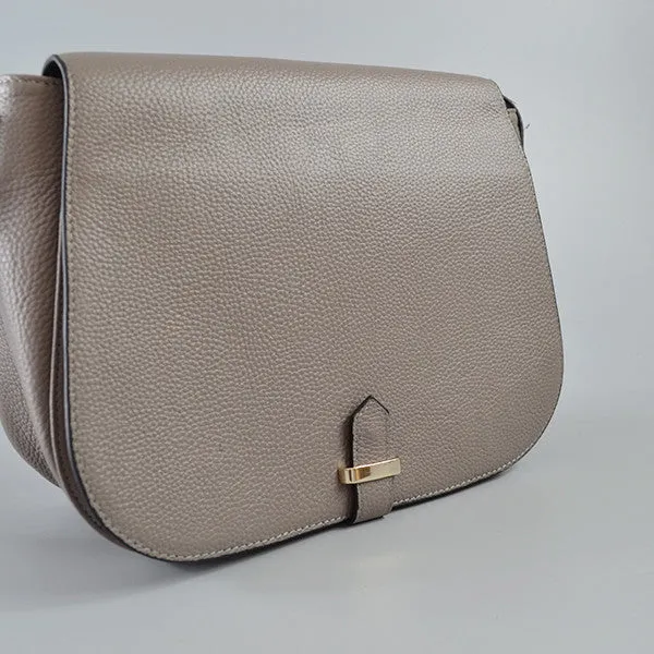 ALBERT PARK - Storm Pebbled Leather Saddle Bag