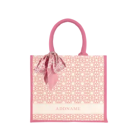 Annas Series - Pastel Peach Jute Bags