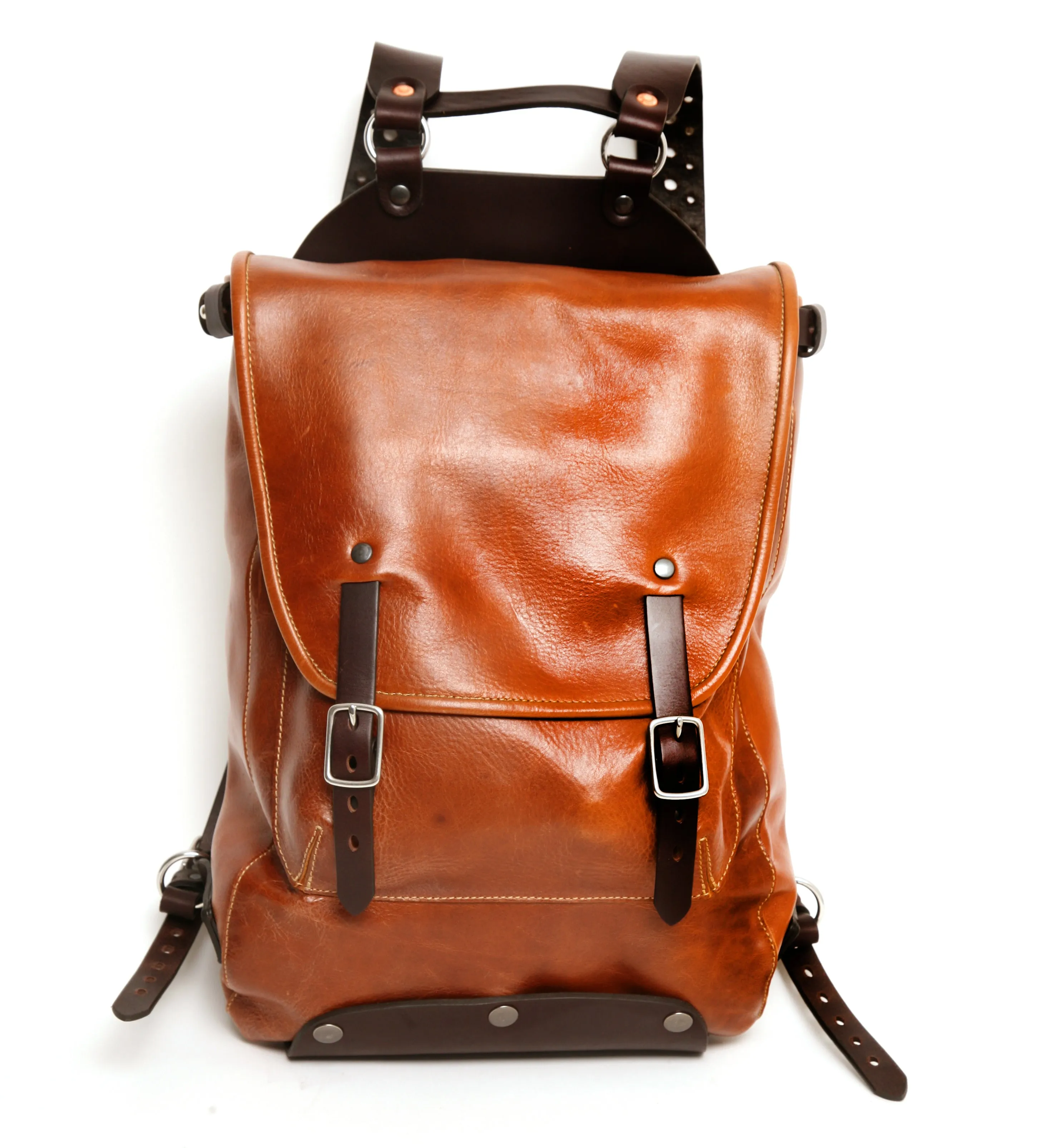 Backpack vintage brown buffalo