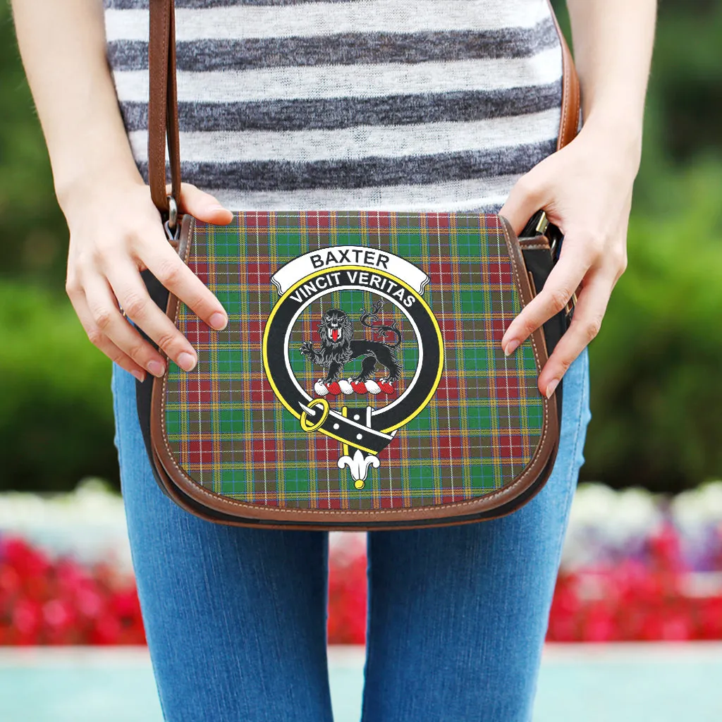 Baxter Tartan Saddle Bag with Family Crest