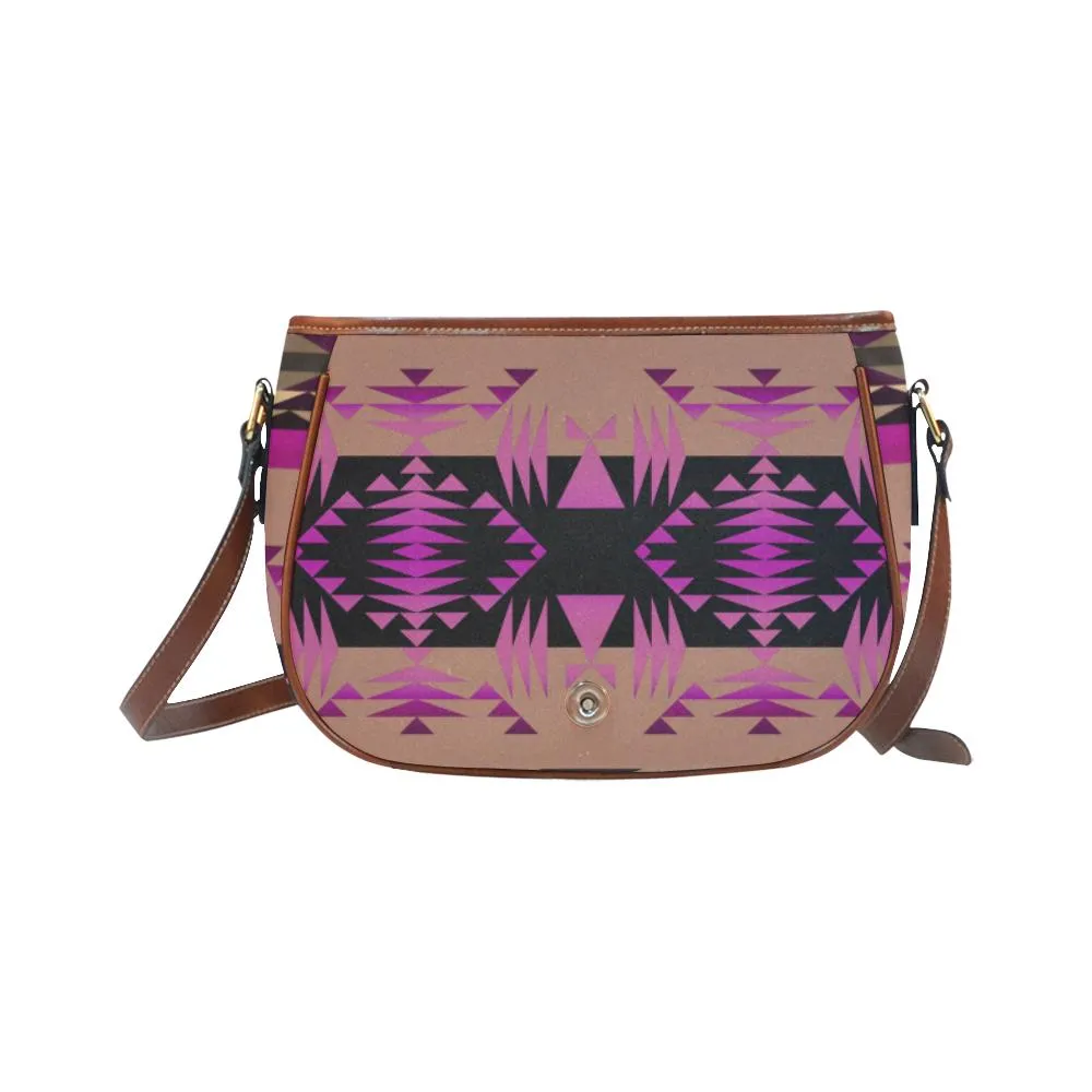 Between the Mountains Berry Saddle Bag/Small