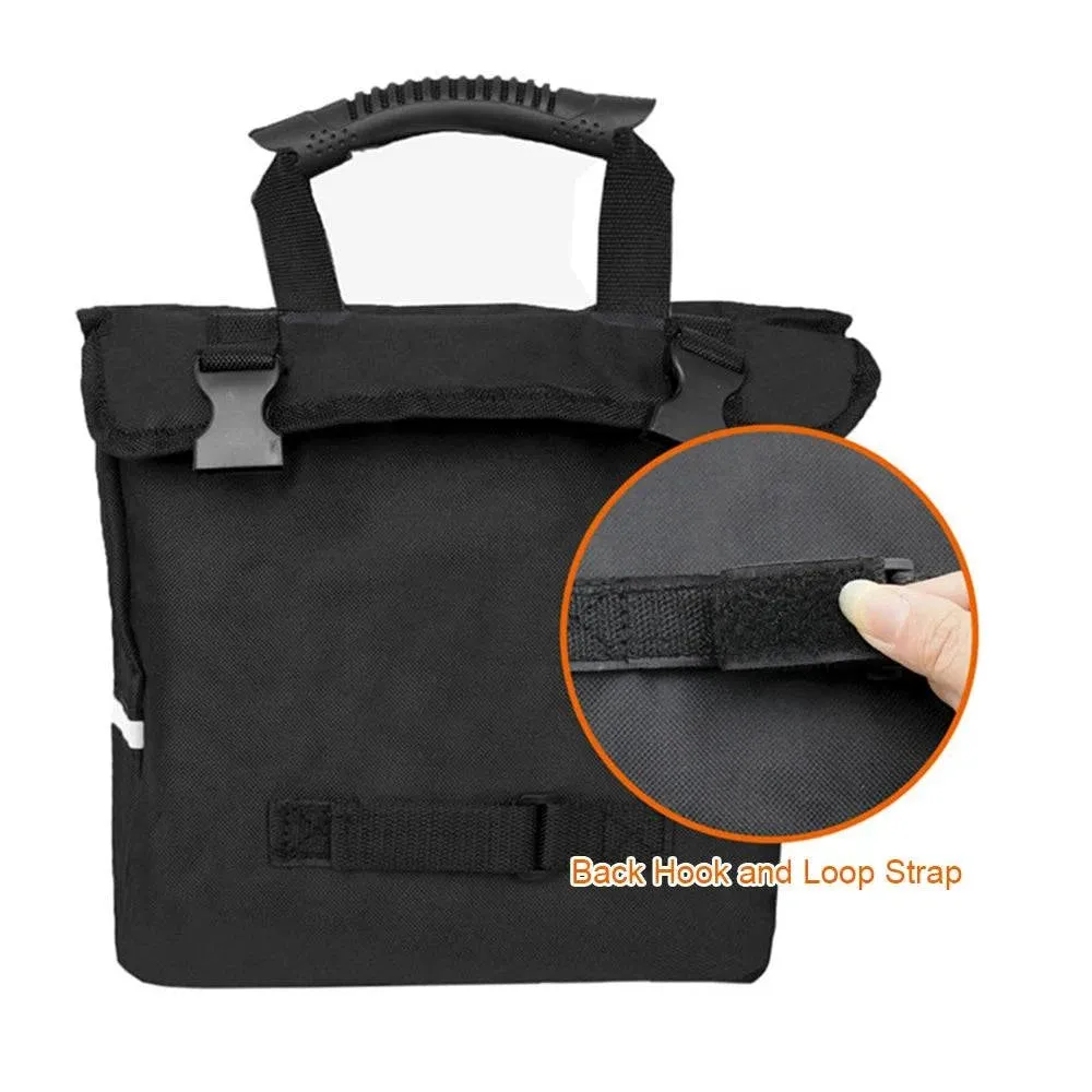 Bicycle Saddle Bag Oxford Cloth Back Pannier Bags Bike Rear Seat Bag Bike Rear Saddle Bag with Reflective Trim