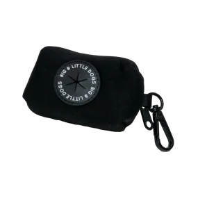 Big & Little Dogs Poop Bag Holder - Black