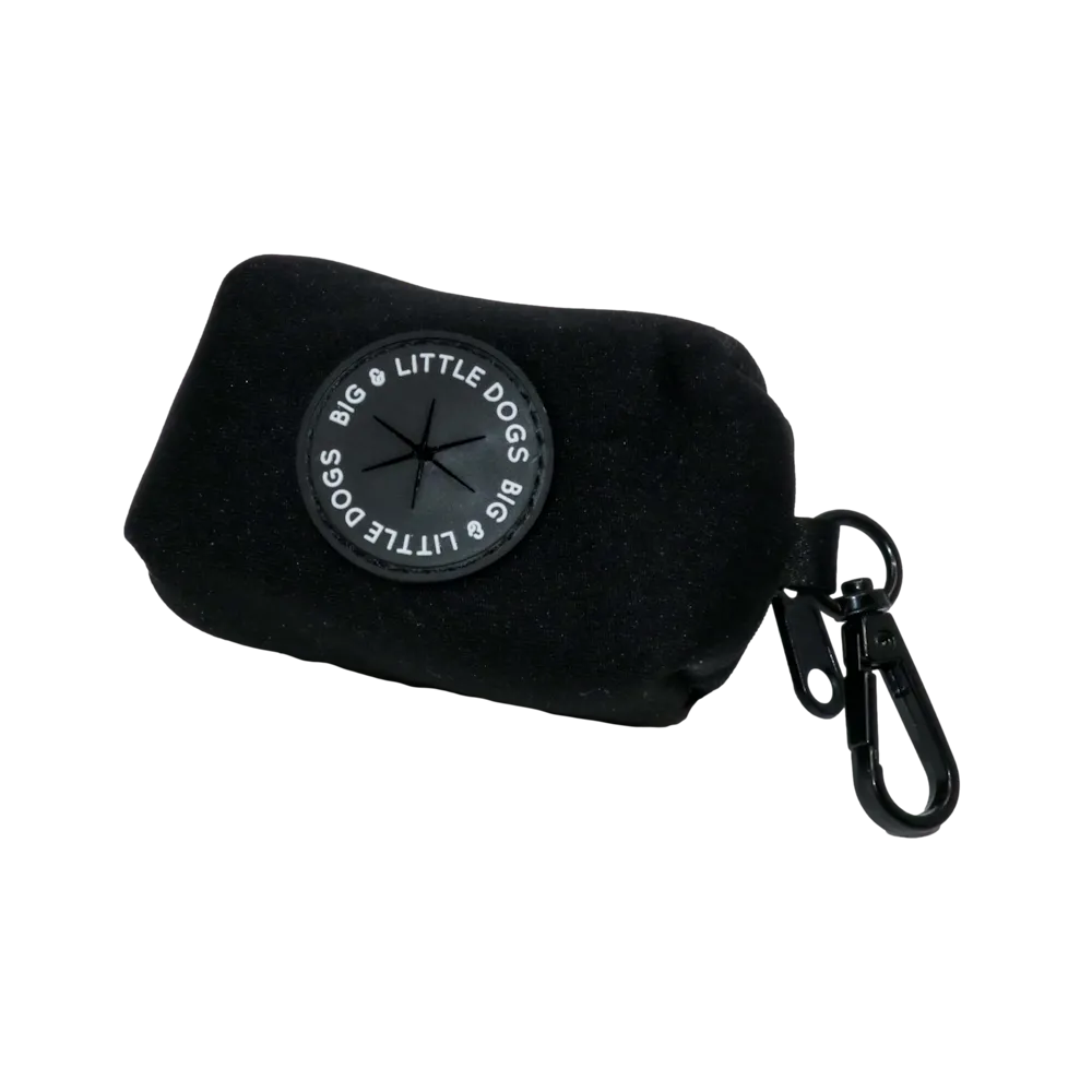 Big & Little Dogs Poop Bag Holder - Black