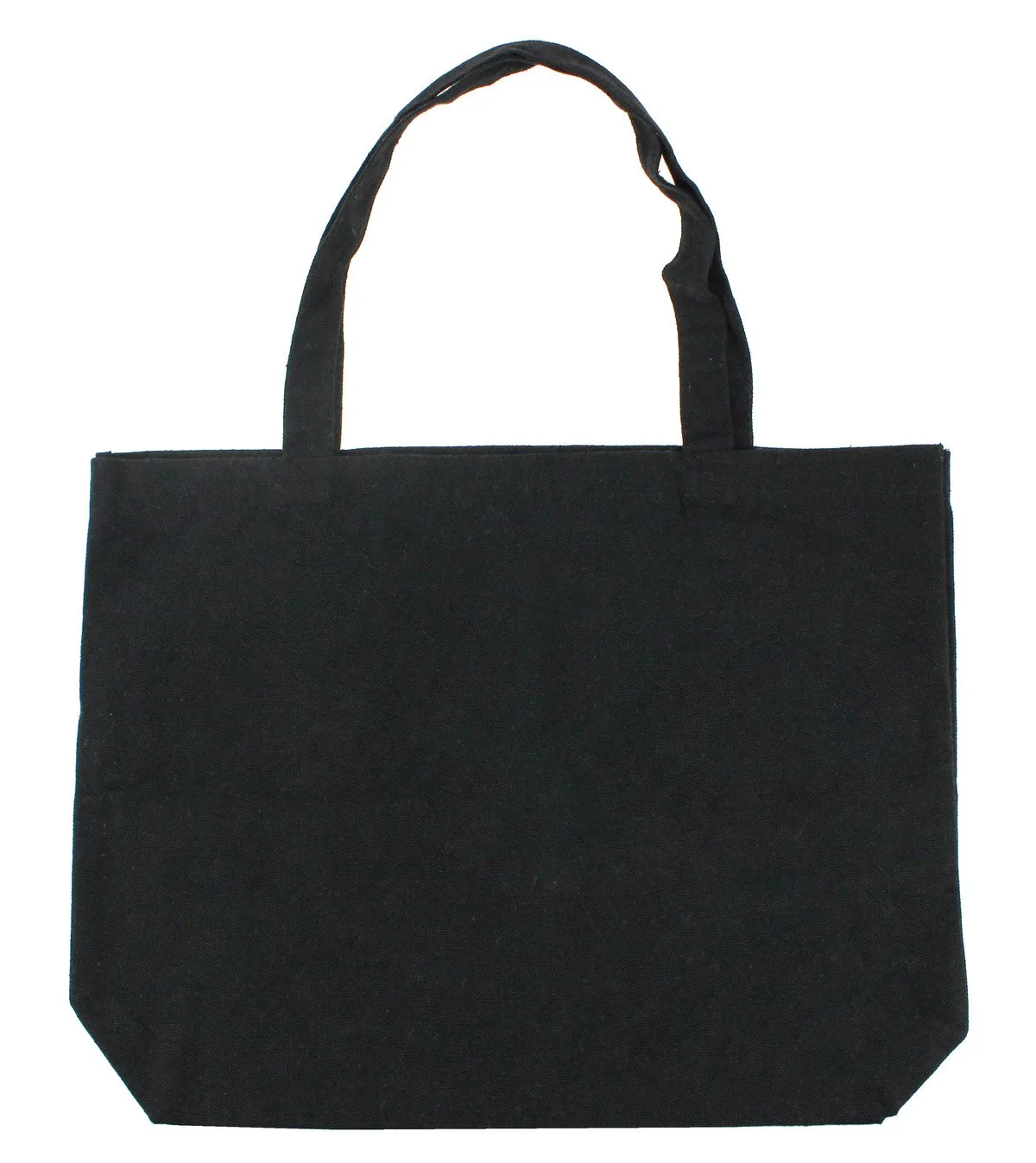 Black Canvas Tote Bag 42*35*10cm