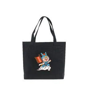 Black Canvas Tote Bag 42*35*10cm