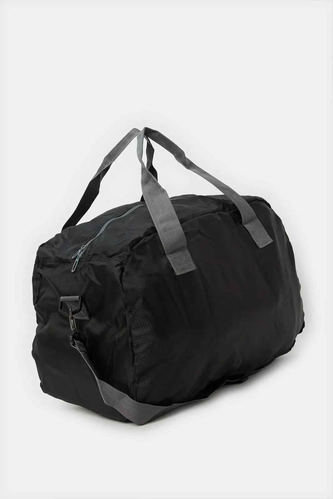 Black Expandeable Duffle Bag