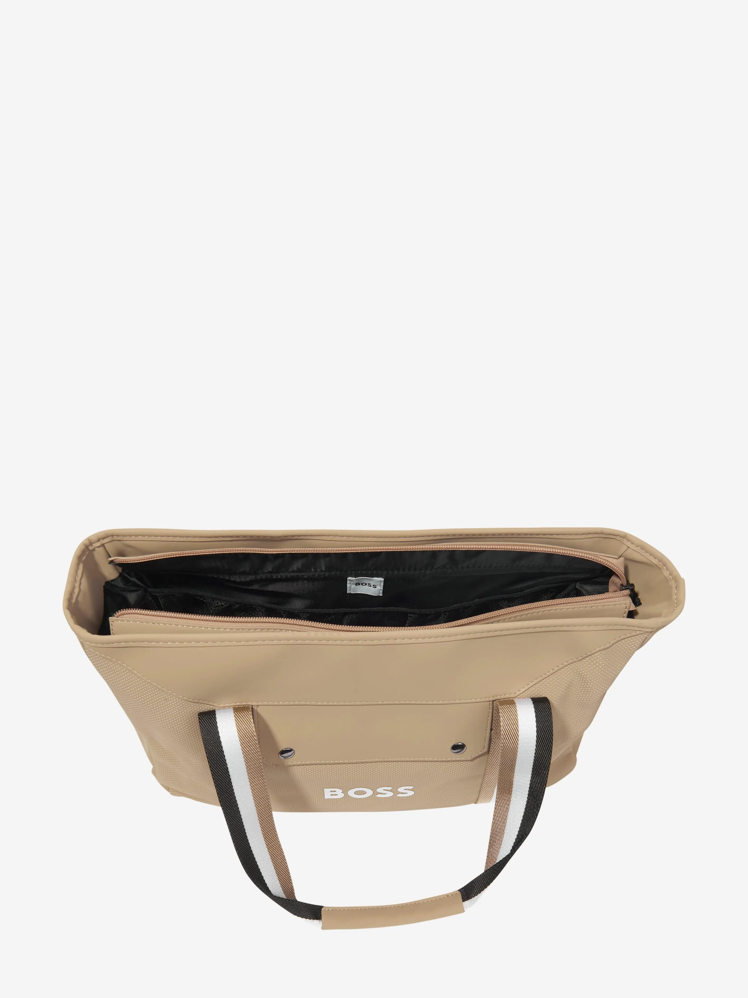 BOSS Baby Logo Changing Bag in Beige