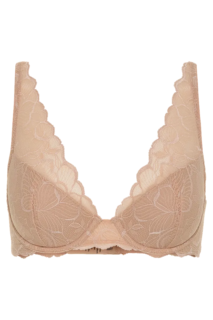 BR0017 - Elegant High-Apex Plung Bra