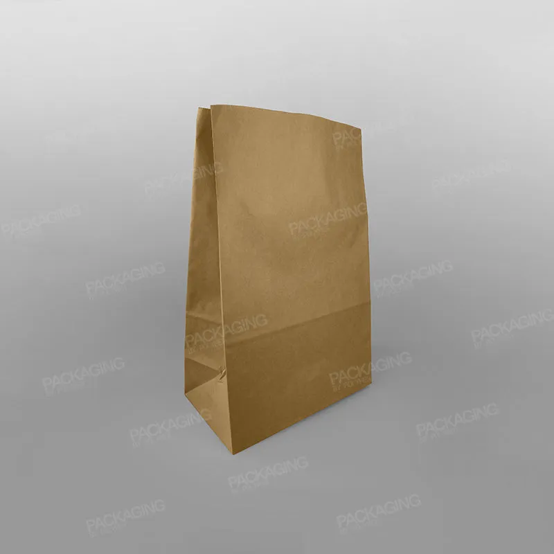 Brown Paper Grab Bag/ Take Away Bag, No Handles