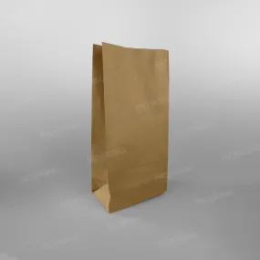 Brown Paper Grab Bag/ Take Away Bag, No Handles