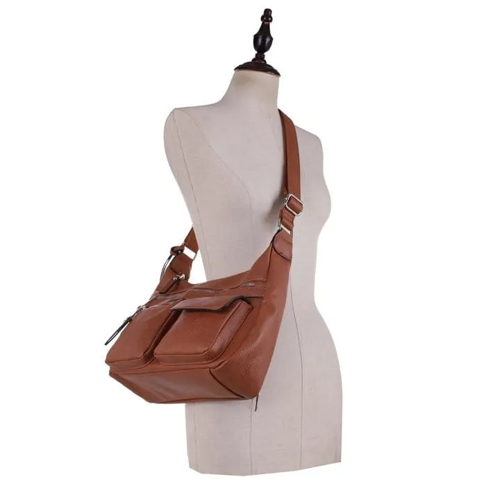 C5803L RFID Protected Concealed Saddle Bag Crossbody