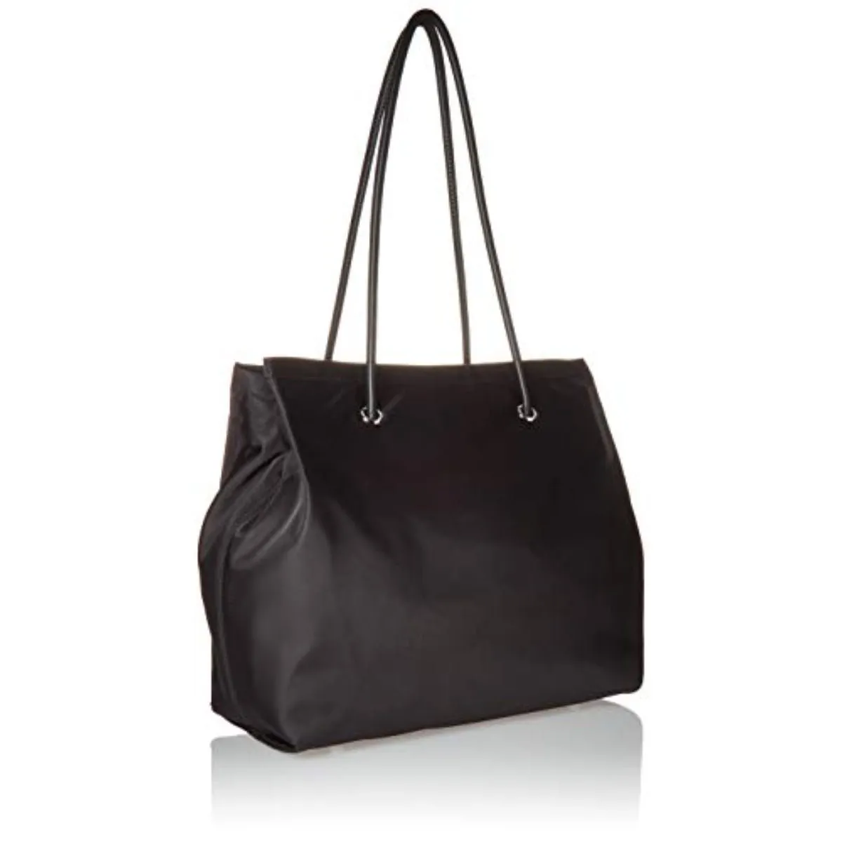 Calvin Klein Mallory Nylon North/South Vertical BrandIng Tote In Black - H8JBE8XR