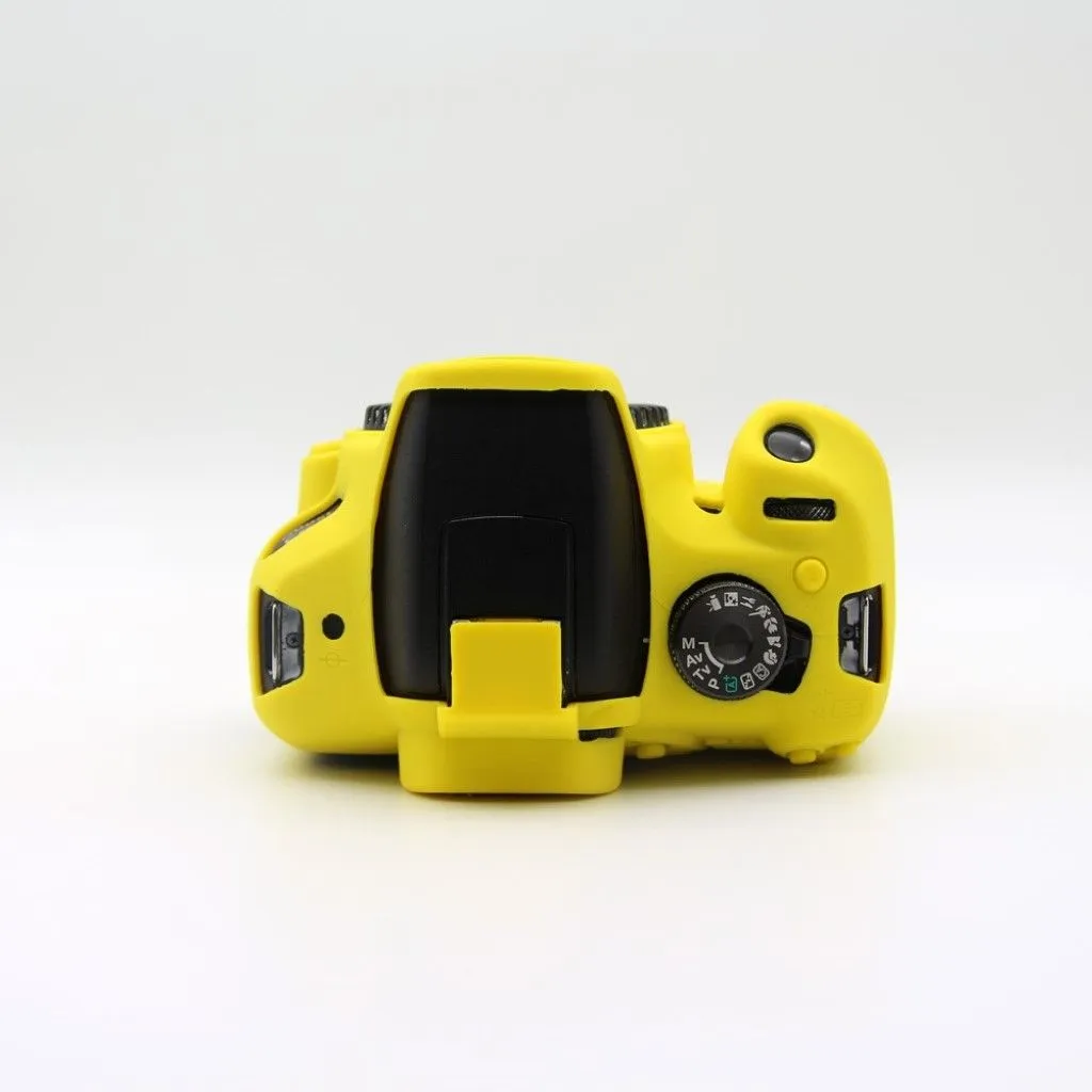 Canon EOS 1500D soft silicone protective case - Yellow