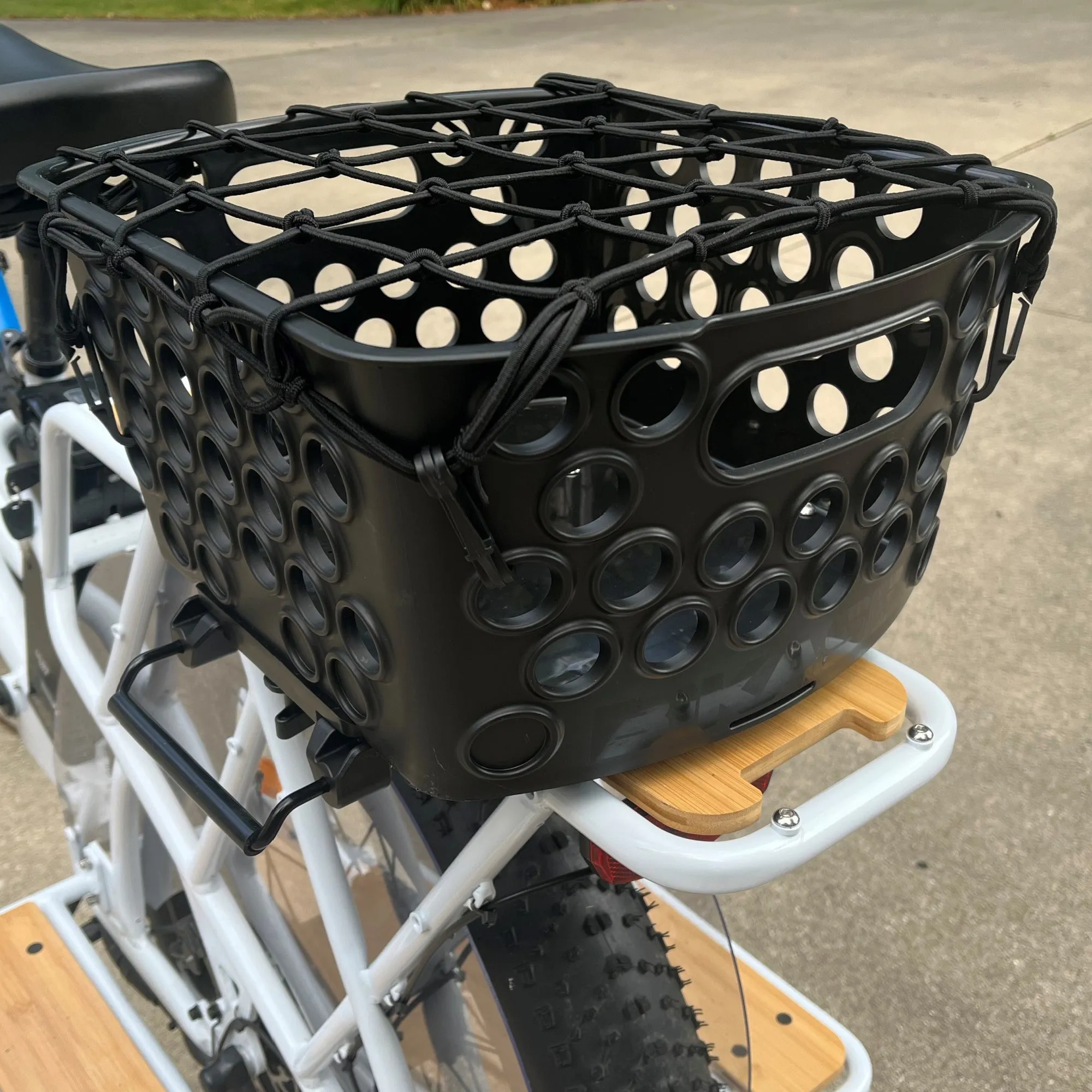 Carry-All Combo: Ultimate Rear Basket Storage Solution