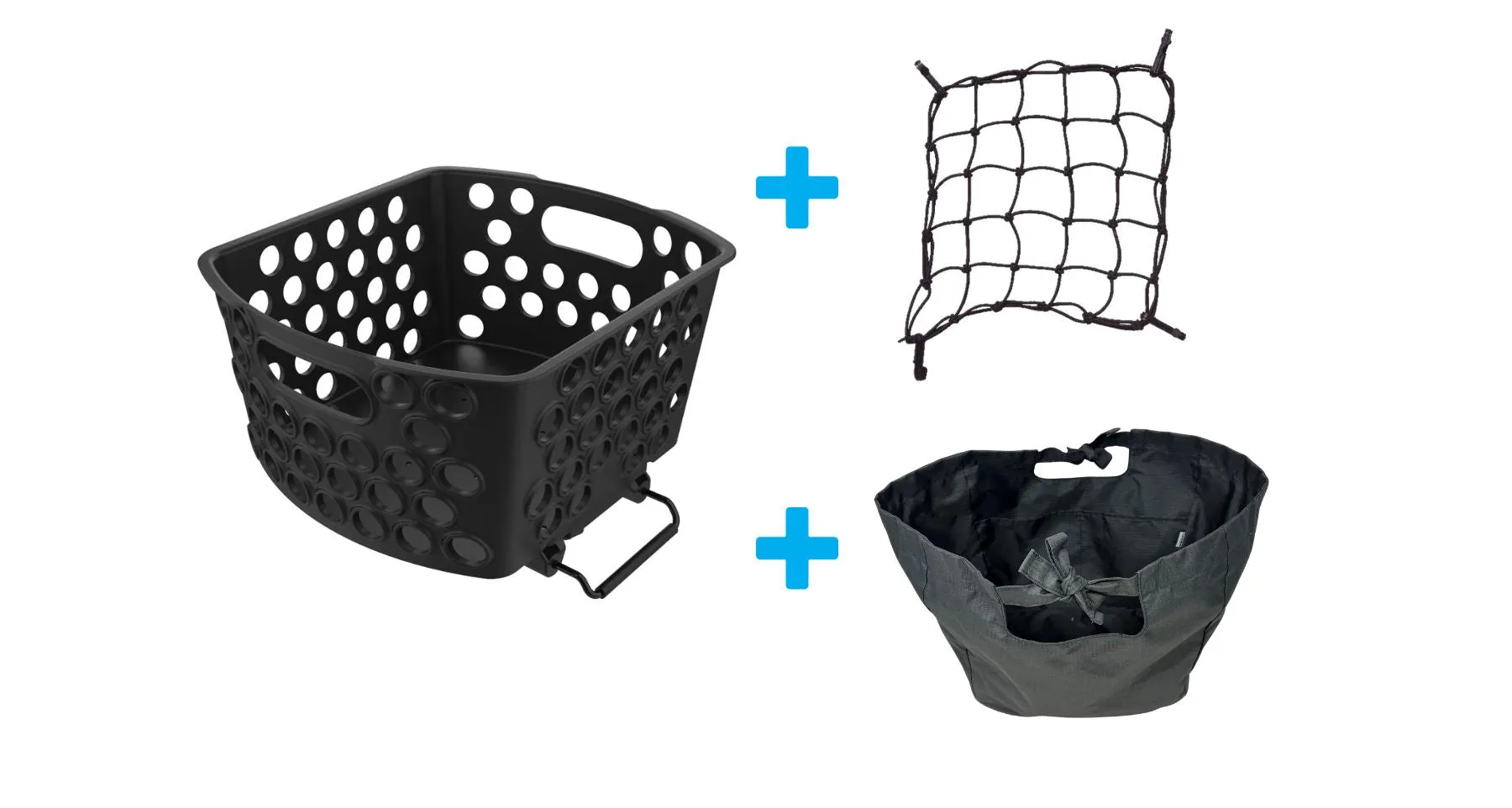 Carry-All Combo: Ultimate Rear Basket Storage Solution