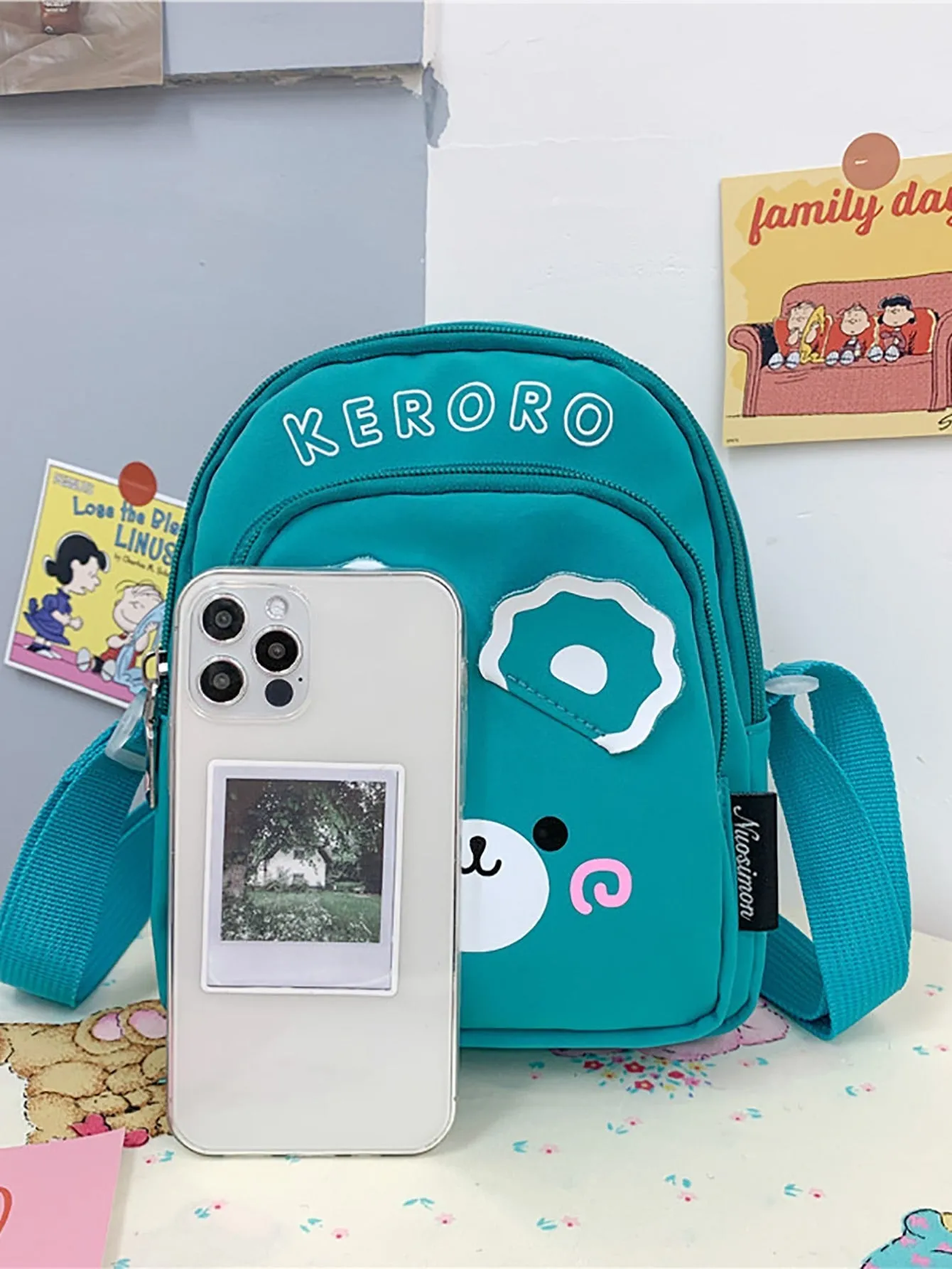 Cartoon Graphic Crossbody Bag