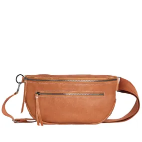 CHARLES CROSSBODY LRG in Hermosa Saddle/Gunmetal