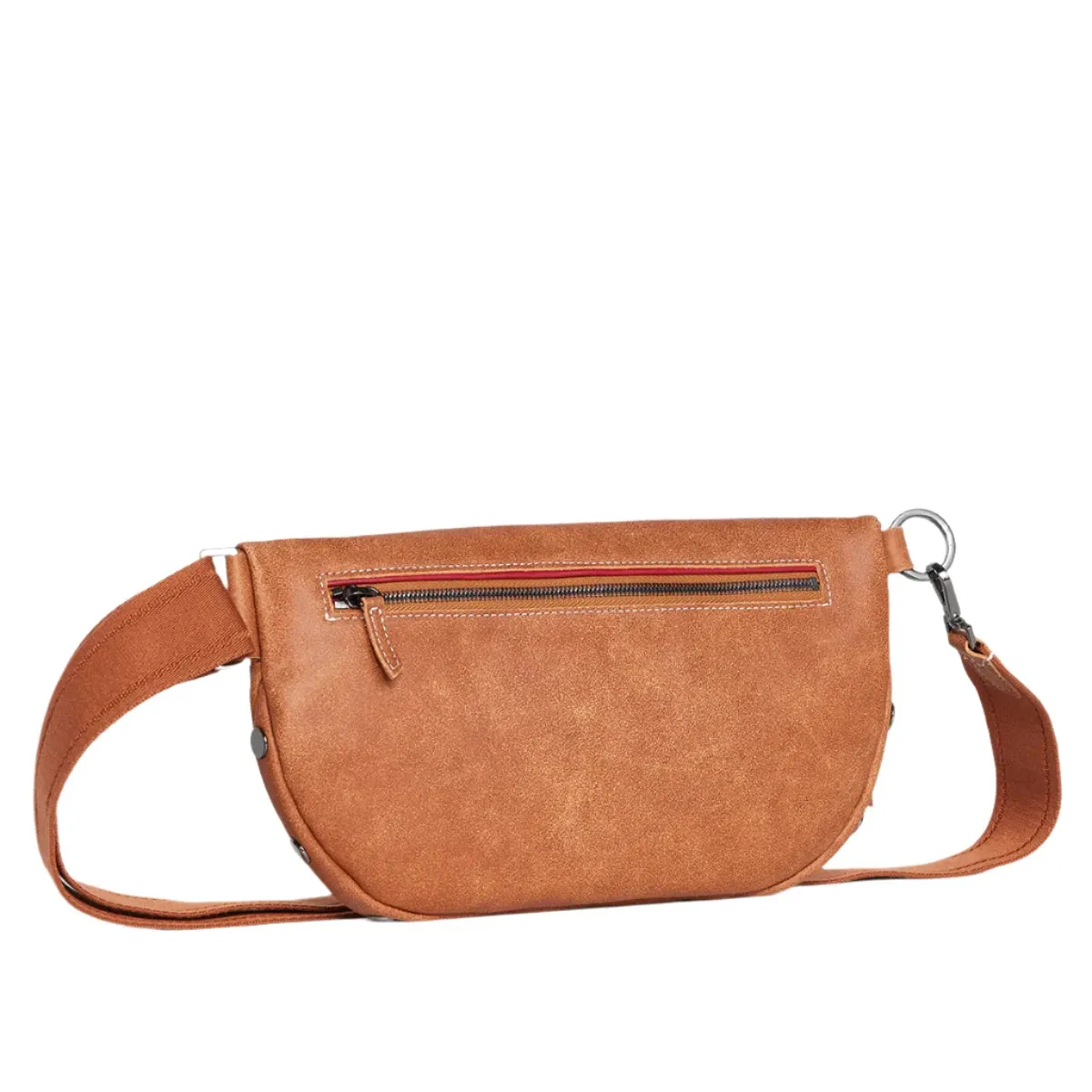 CHARLES CROSSBODY LRG in Hermosa Saddle/Gunmetal