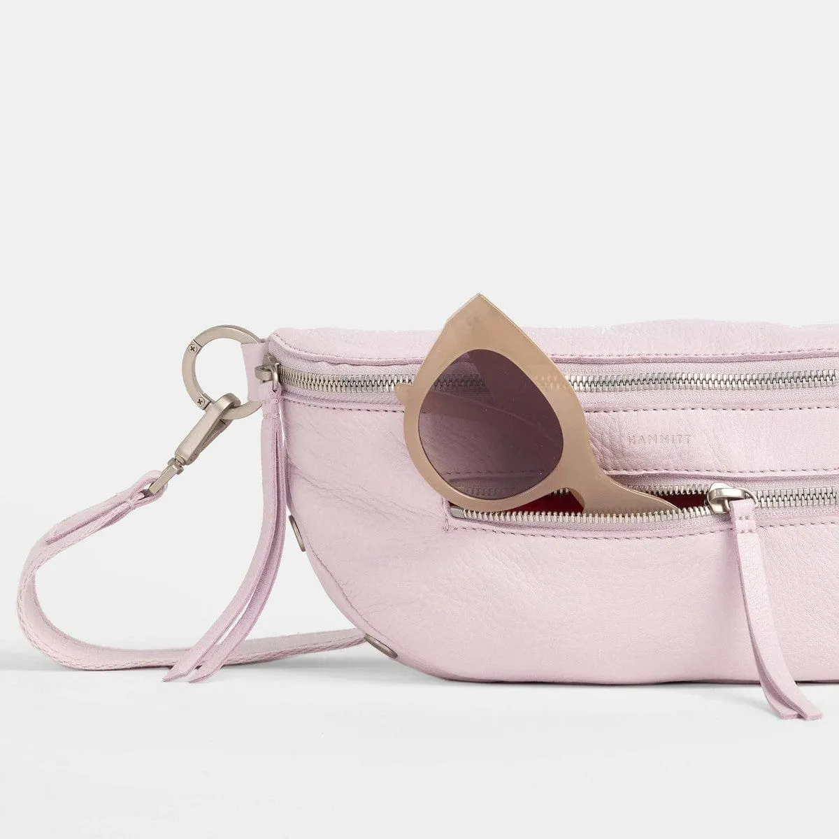 CHARLES CROSSBODY MED - Pastel Lilac/Brushed Silver