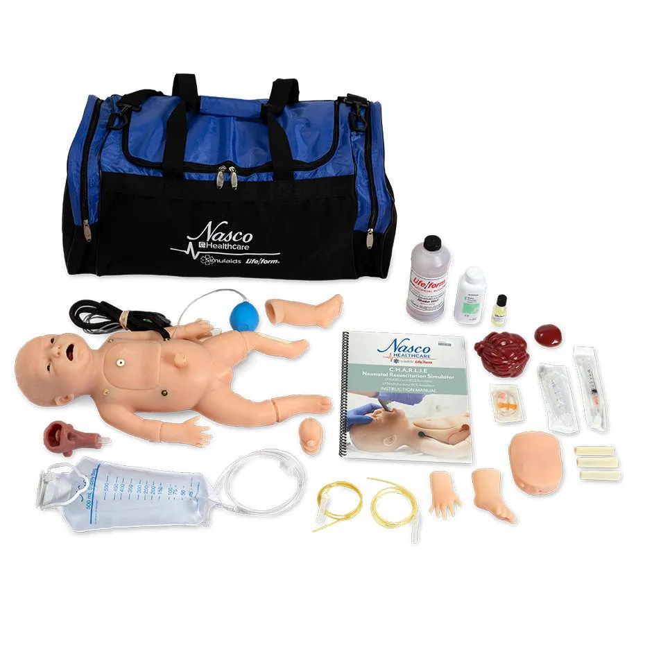 C.H.A.R.L.I.E. Neonatal Resuscitation Simulator without ECG