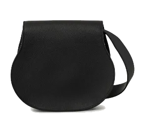 CHLOE MARCIE SADDLE BAG BLACK