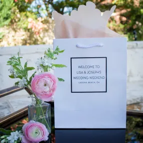 City & State Wedding Welcome Bags