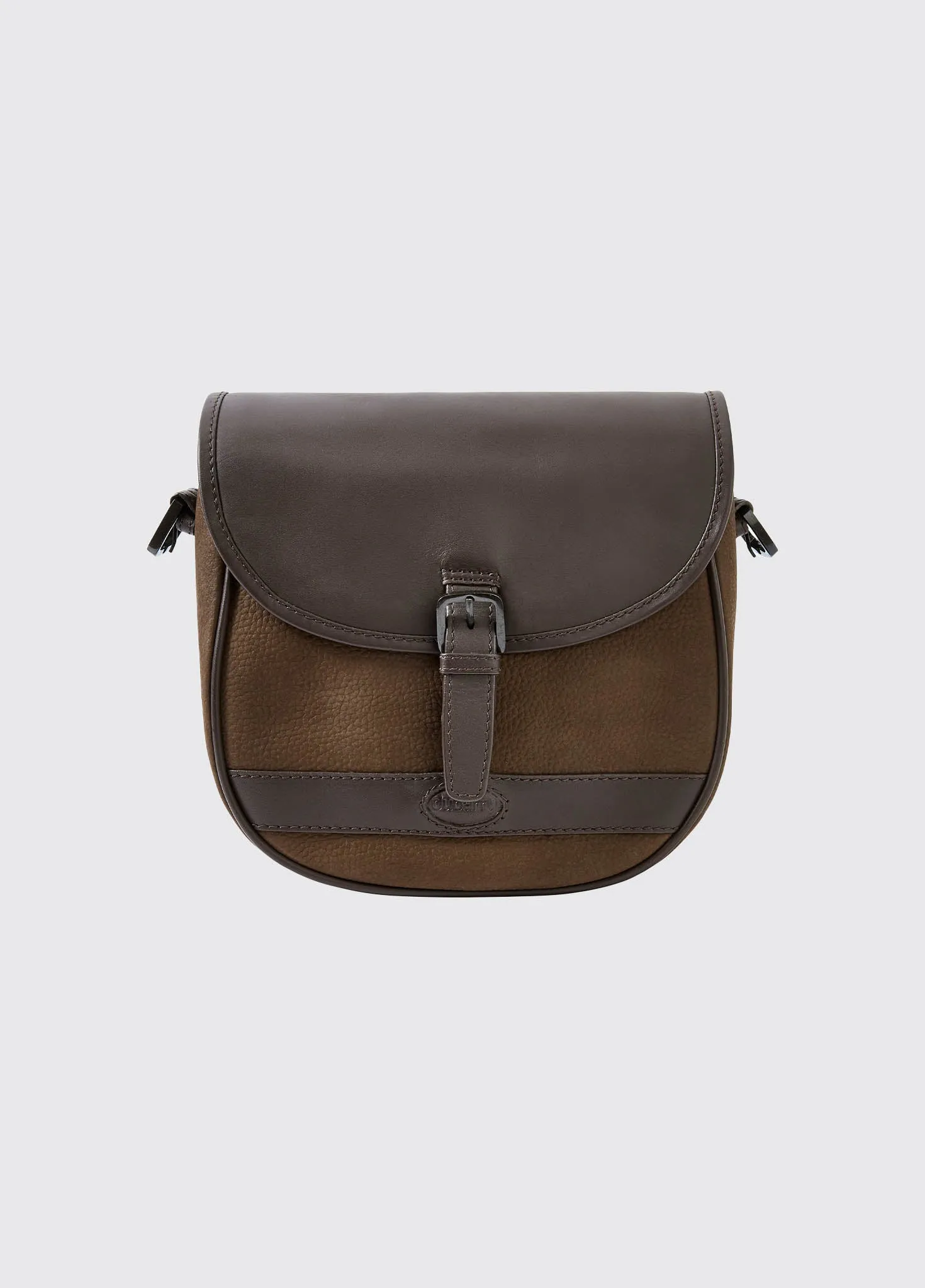 Clara Ladies Leather Saddle bag - Walnut