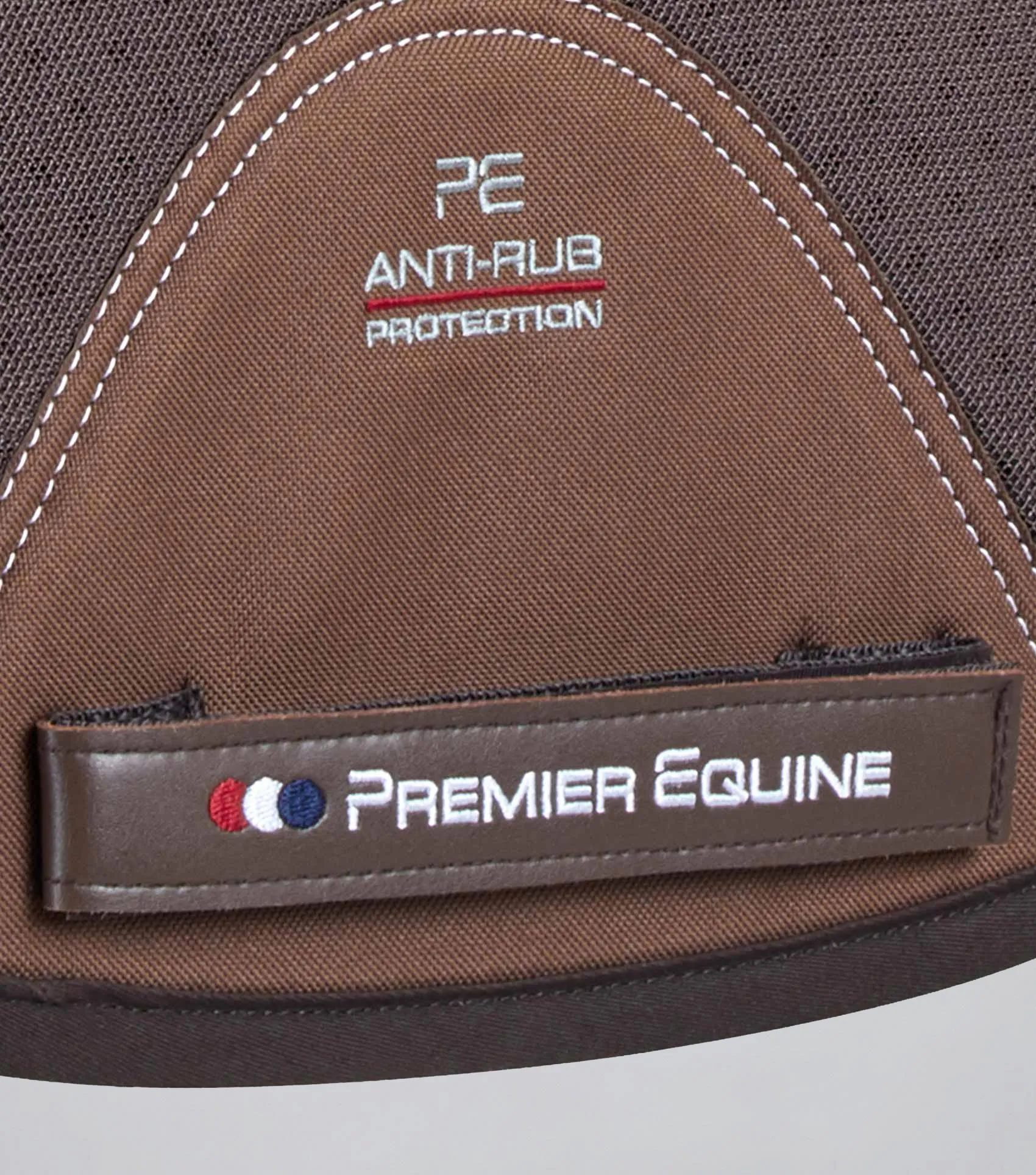 Close Contact Airtechnology Shockproof Wool Saddle Pad - GP/Jump Square Brown/Brown Wool