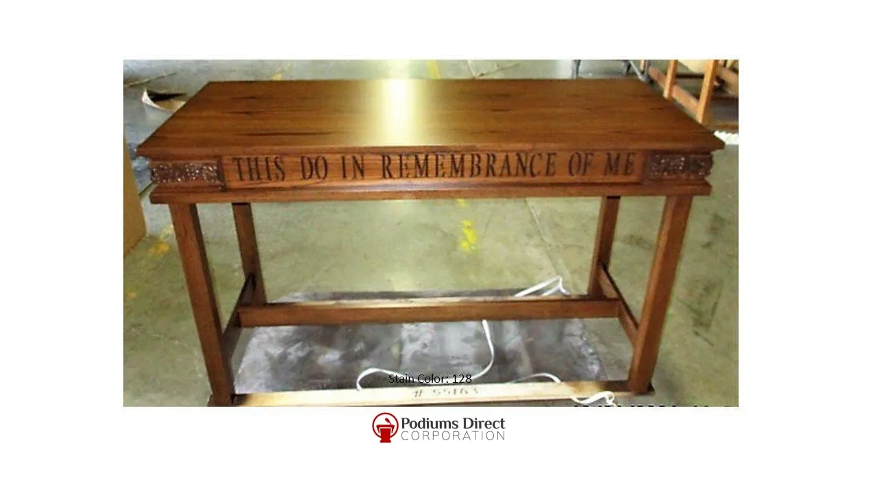 Communion Table NO 505 - FREE SHIPPING!