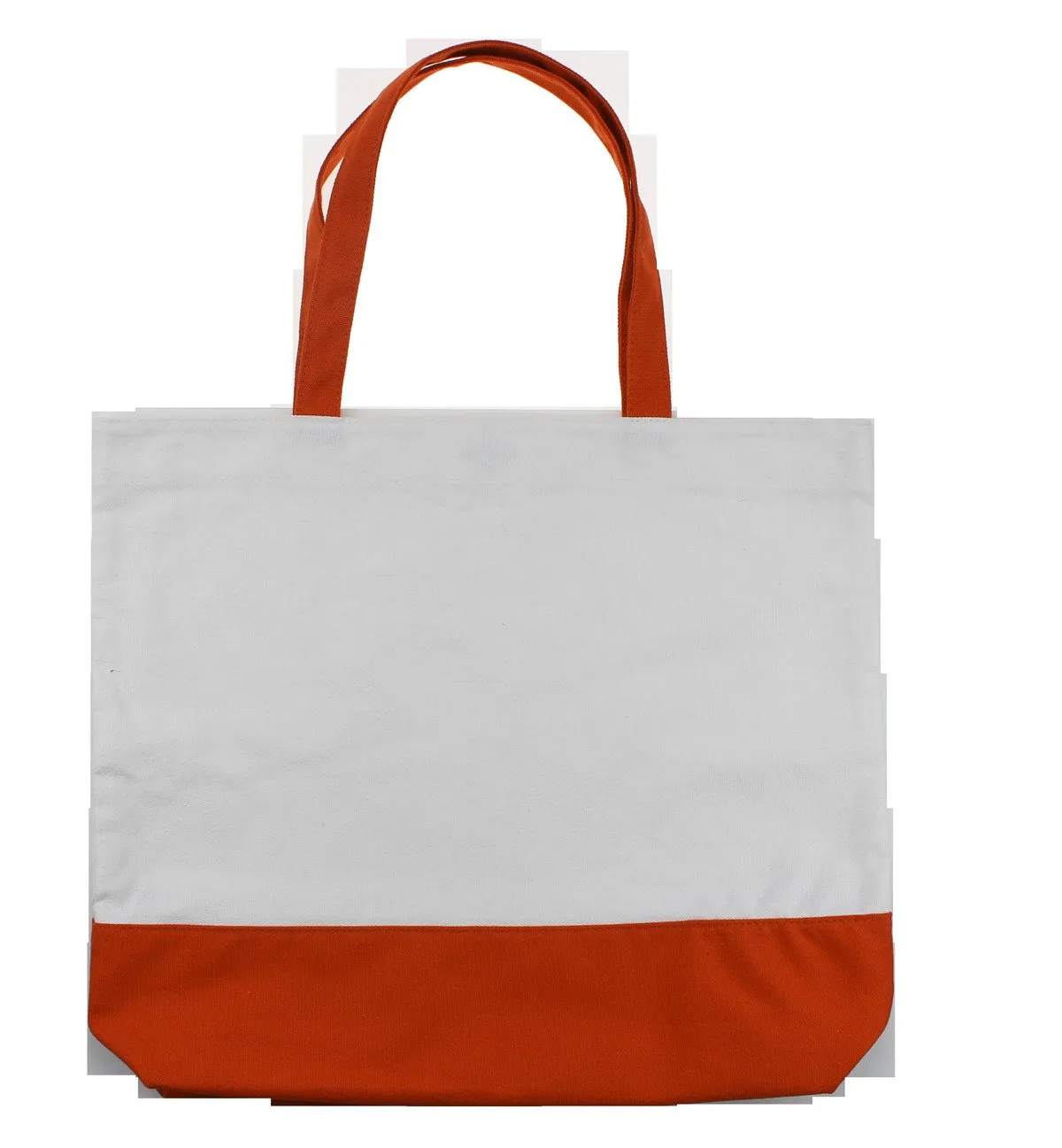 Cotton Color Blocking Tote Bag