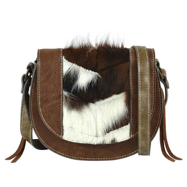 Cowhide Saddle Bag