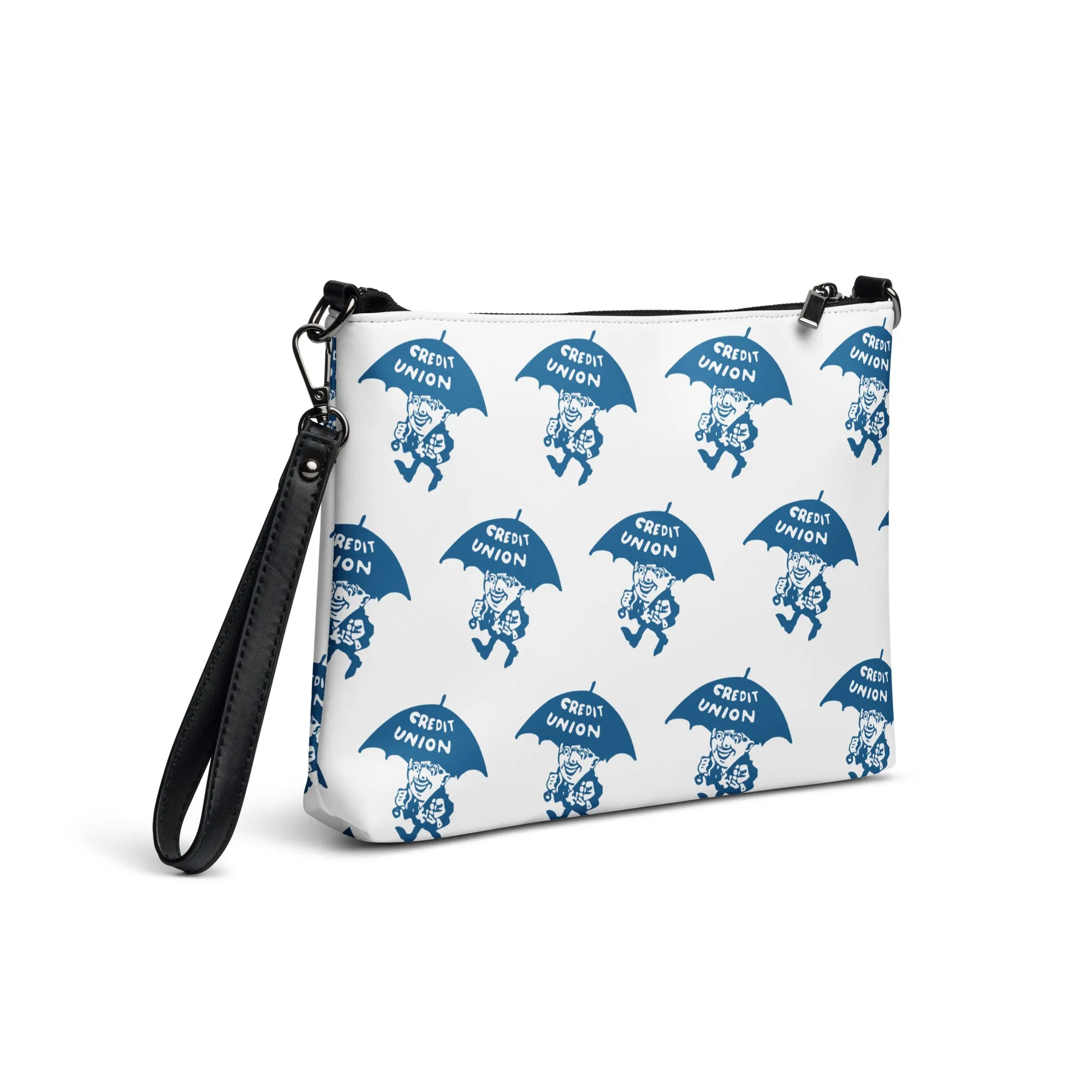 Credit Union Umbrella Man Crossbody Bag