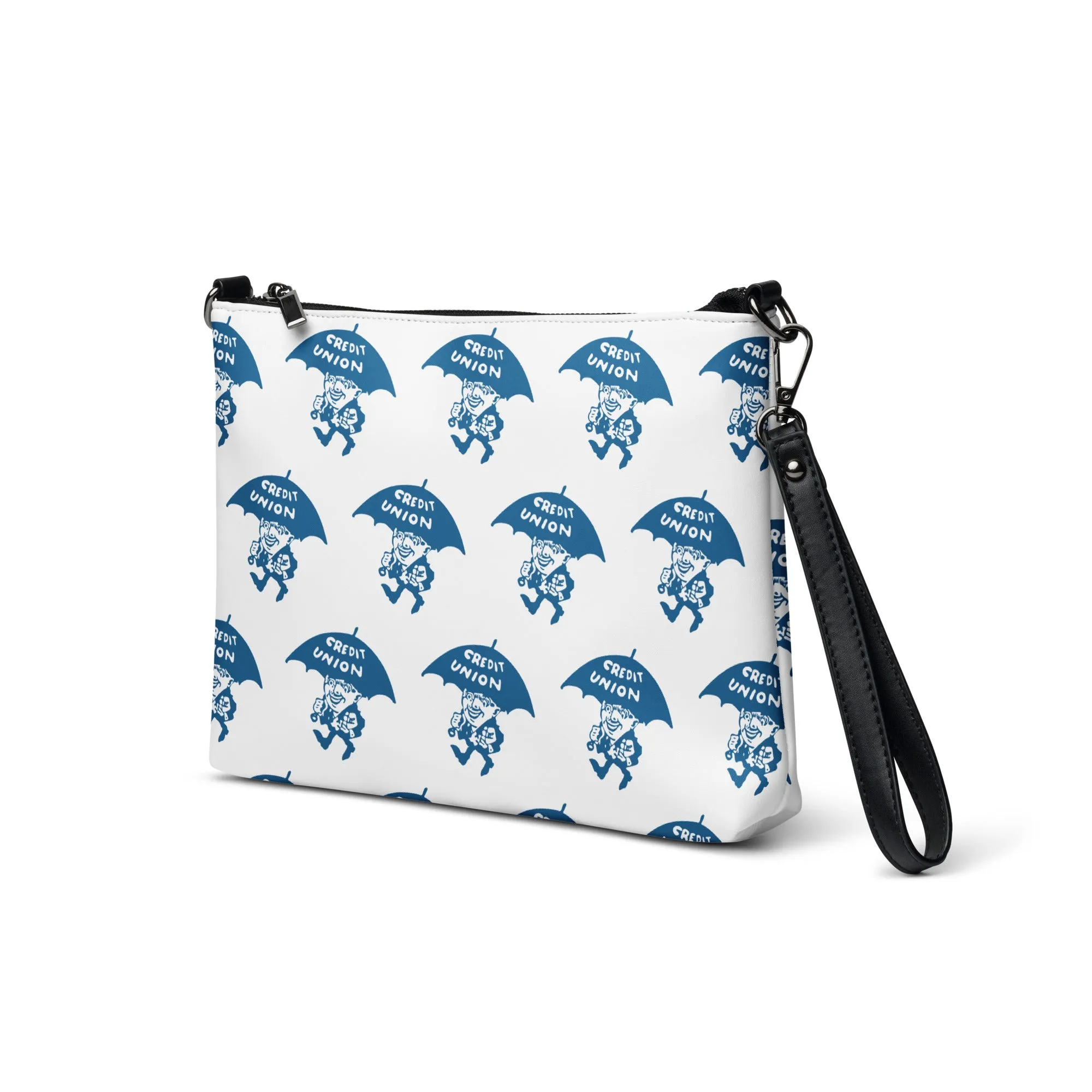 Credit Union Umbrella Man Crossbody Bag