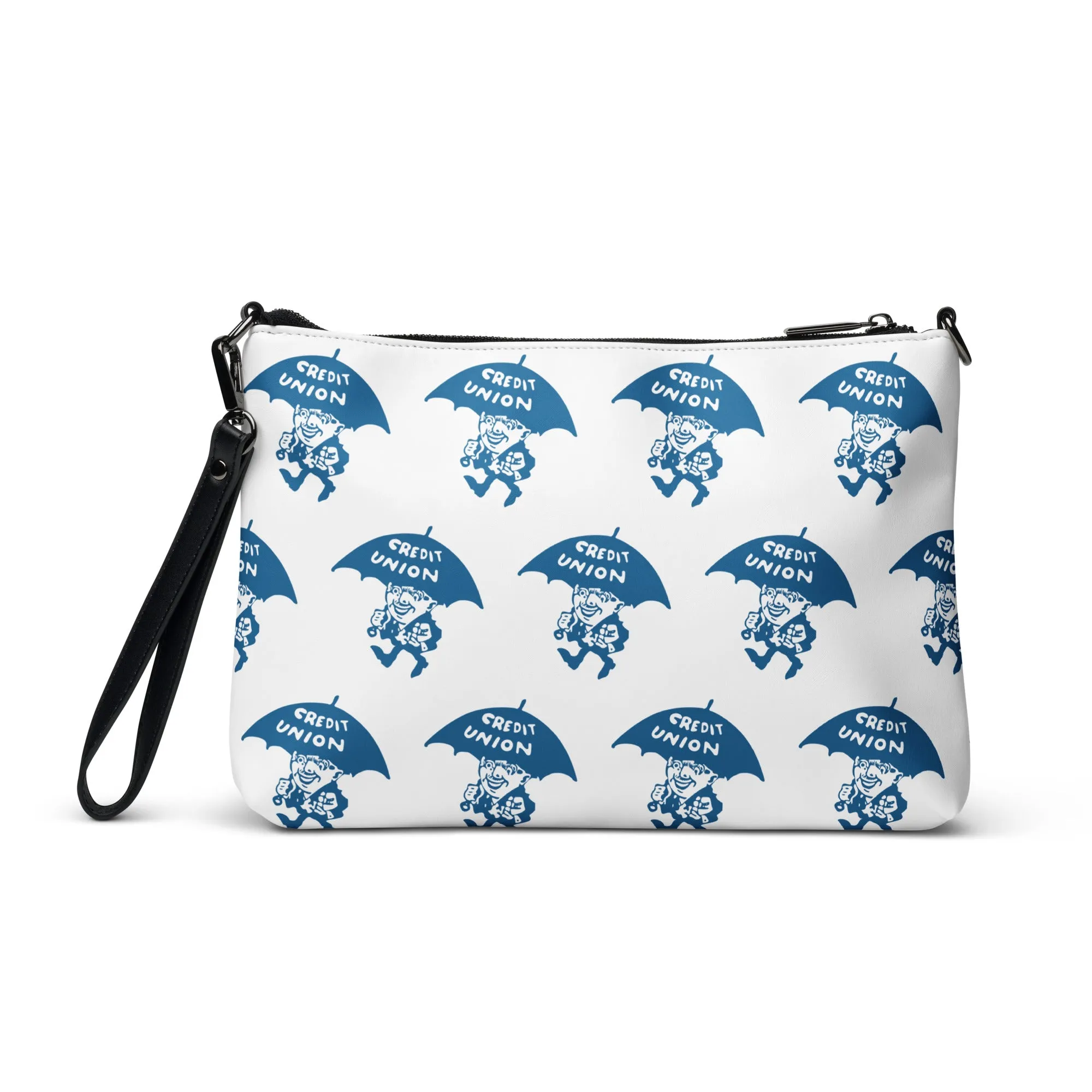 Credit Union Umbrella Man Crossbody Bag