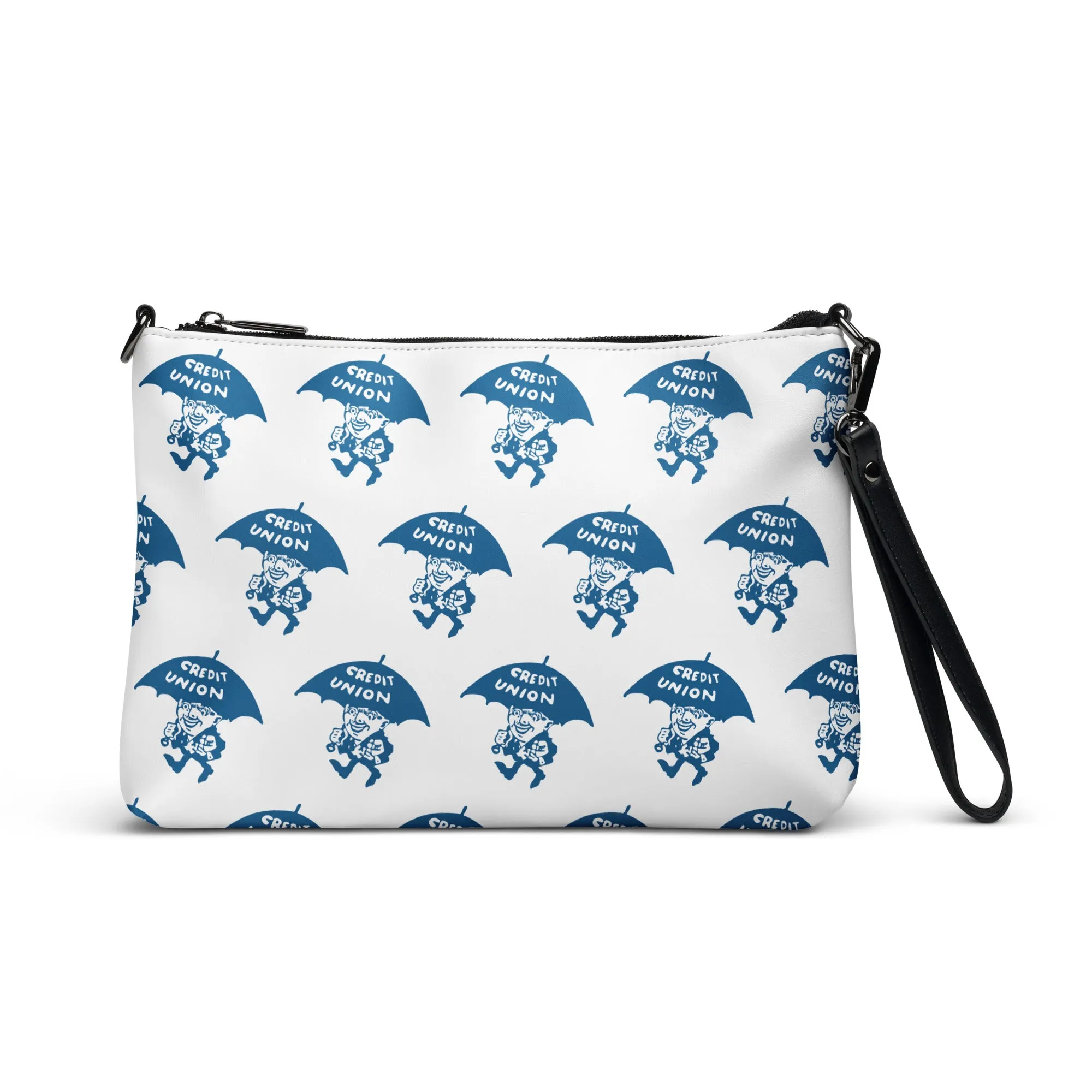 Credit Union Umbrella Man Crossbody Bag