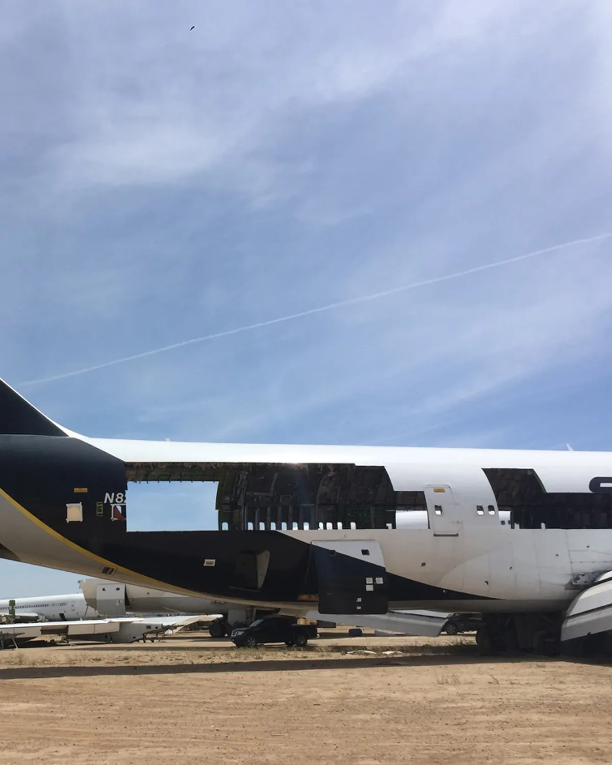 Custom Boeing 747 PlaneTag  Tail# N761SA